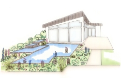 Hausgarten Ratingen - Entwurf