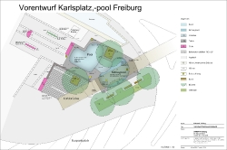 Karlspool Freiburg - Vorentwurf