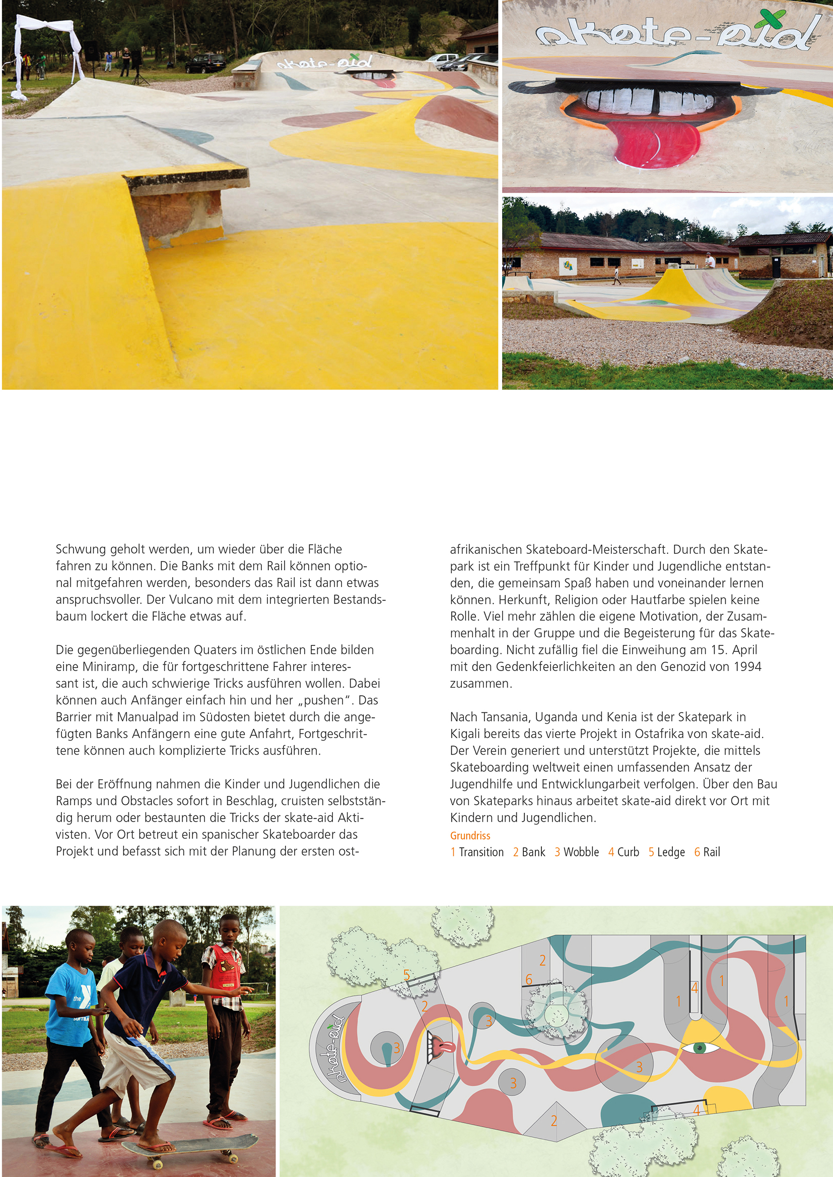 Skatepark Ruanda Betonlandschaften