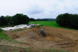 Juli 2014 - Beginn der zweiten Bauphase: Dirtanlage