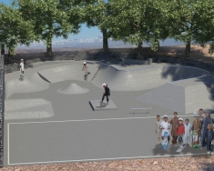 Skatepark Karokh Afghanistan 3D