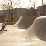 Frühling im Skatepark Reese-Kaserne Augsburg