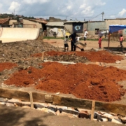 Uganda Skatepool Bauarbeiten