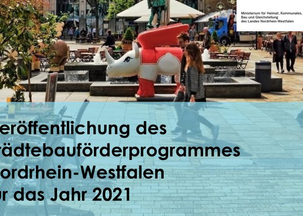 Maier Landschaftsarchitektur NRW Städtebauförderprogramm 2021 für Bönen, Much, Halle-Westfahlen