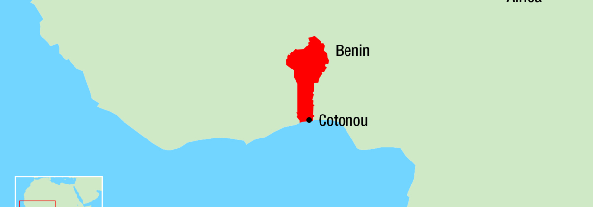 Maier Landschaftsarchitektur Projekt Benin Cotonou - Karte