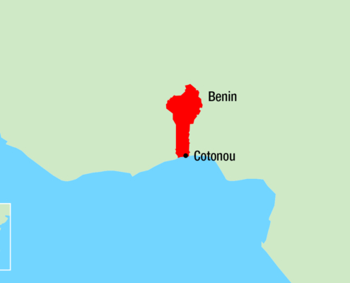 Maier Landschaftsarchitektur Projekt Benin Cotonou - Karte