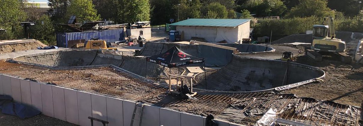 Unterschleissheim/Lohhof Skatepark - Baufortschritt