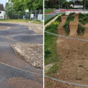 Dillingen Pumptrack und DirtanlageSicherheitstech Abnahme 210524