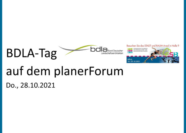 BDLA-Tag planer Forum am 211028