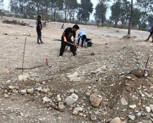 Nepal Butwal_Skatepark - Baubeginn 211119