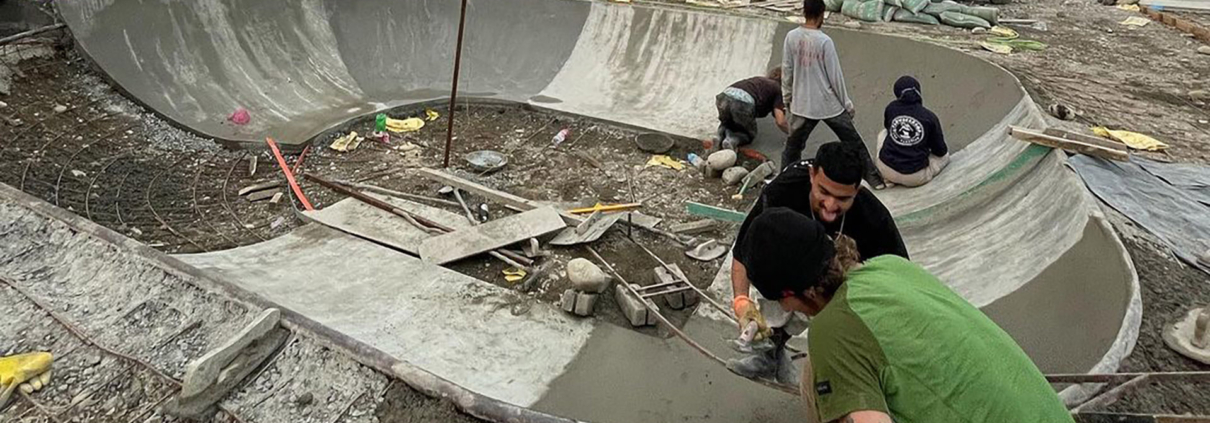 Nepal Skatepark - skate-aid - Baufortschritt - 220128