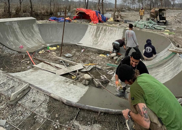 Nepal Skatepark - skate-aid - Baufortschritt - 220128