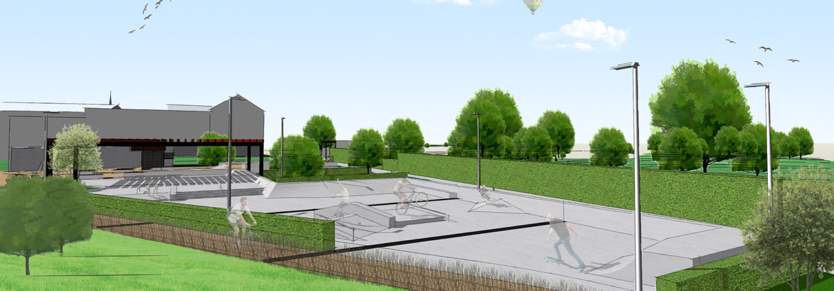 Eckernfoerde Wettbewerb - Rendering Skatepark