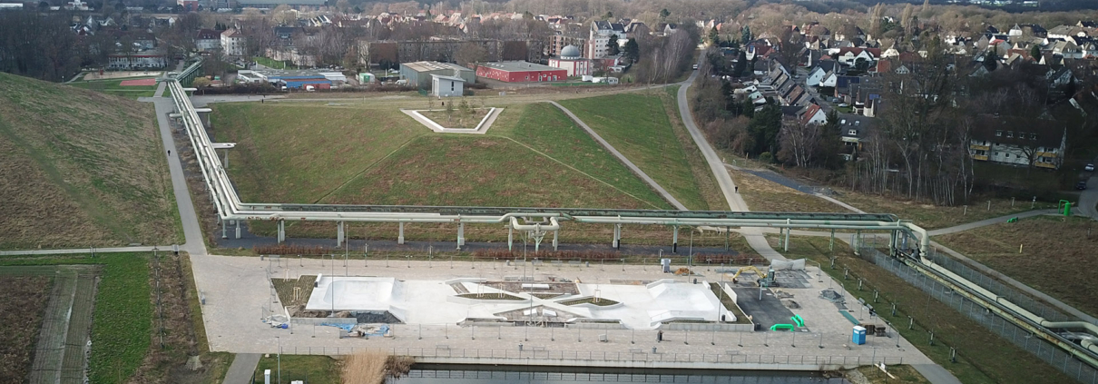 Gelsenkirchen - Baufortschritt 220215 - Luftbild