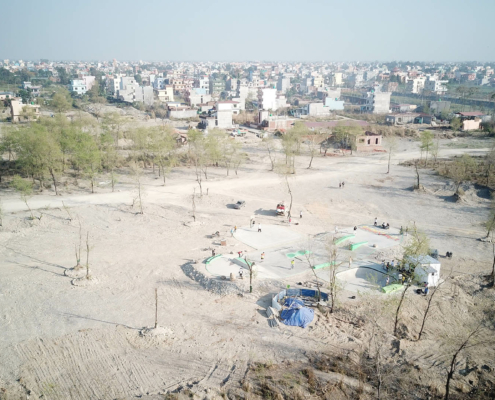 Nepal, Butwal - Skatepark - skate-aid Nepal