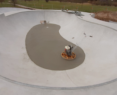 Meerbusch - Skatepark und Pumptrack - Baustellenfortschritt 220317