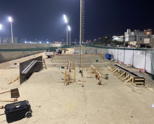 Update aus Bahrain: Bau des neuen Skateparks