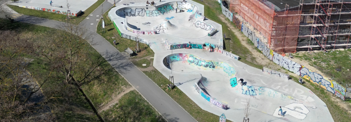 Kooperationsprojekt: Bike- und Skatepark Berlin-Hellersdorf