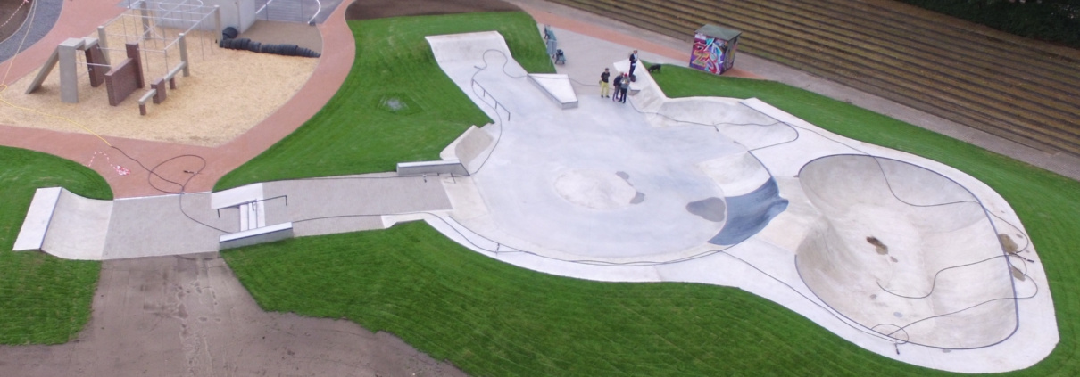 Skatepark im Mehrgenerationenpark Cloppenburg