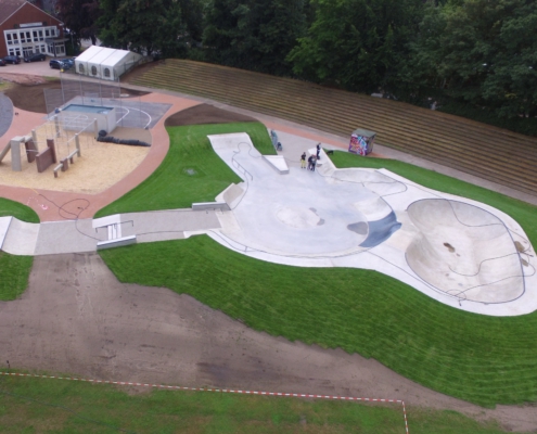 Skatepark im Mehrgenerationenpark Cloppenburg